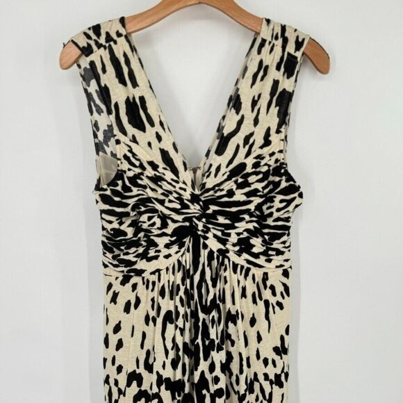 Tracy Reese womens Animal Print twist Dress Size large sleeveless knit new $265 - Picture 6 of 12
